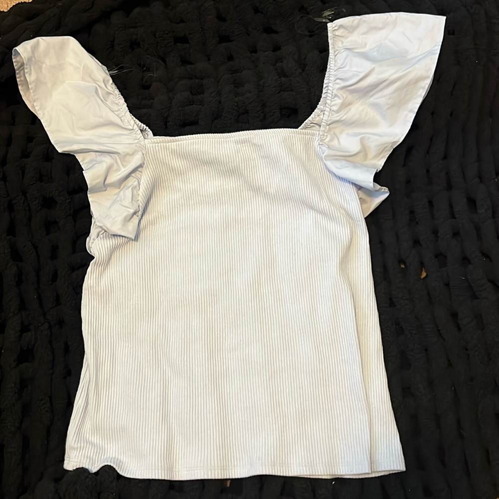 a •new day Baby Blue NWT Shirt Size XL